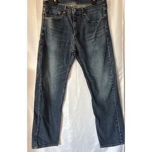 Levi's 505 Mens Blue Denim Straight Fit Jeans Size 36x32‎ Pants